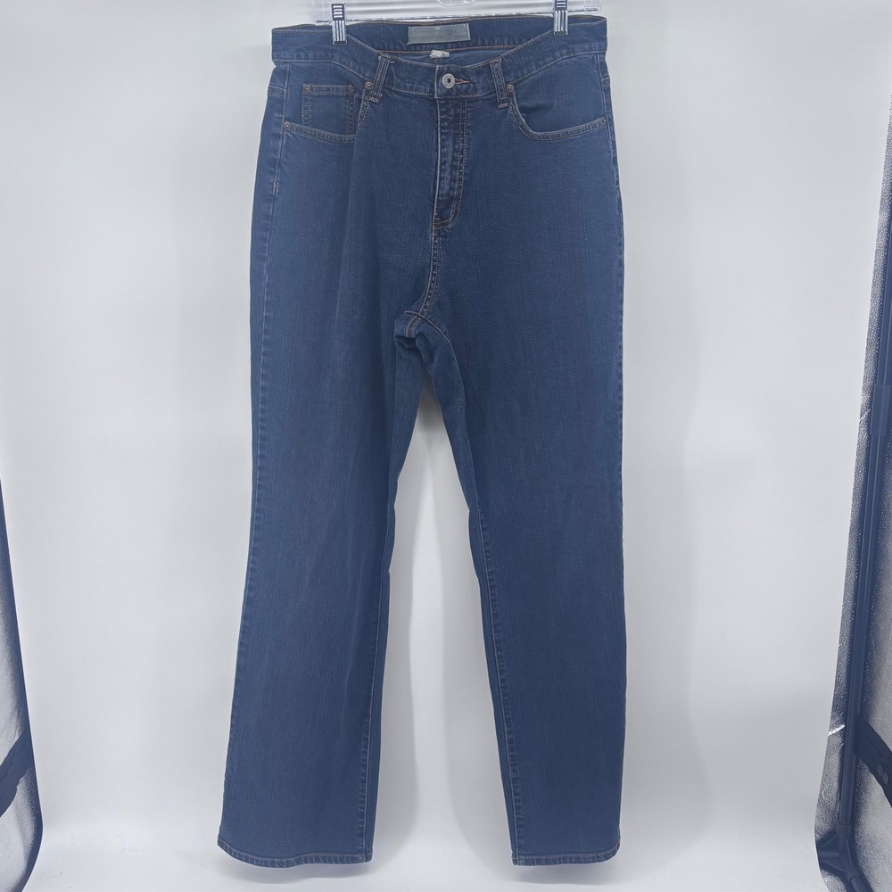 Venezia Jeans Womens 16 Stretch Bootcut Dark Wash Denim Comfort Fit 32x34